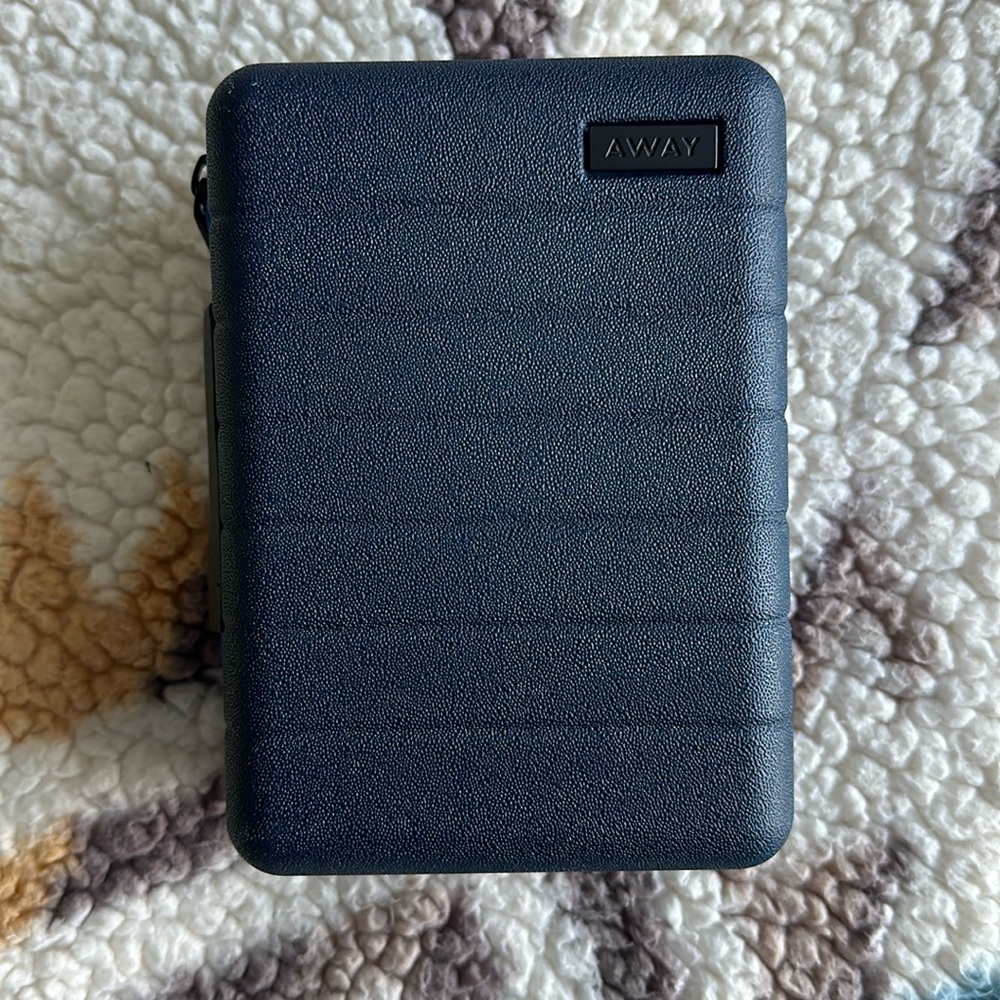 Away travel mini suitcase in Navy